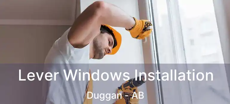  Lever Windows Installation Duggan - AB