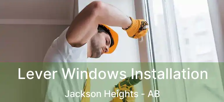  Lever Windows Installation Jackson Heights - AB
