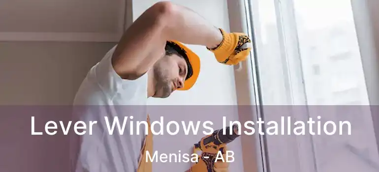  Lever Windows Installation Menisa - AB