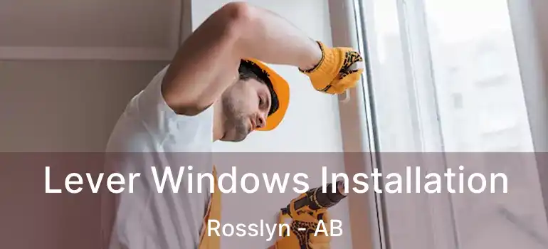 Lever Windows Installation Rosslyn - AB