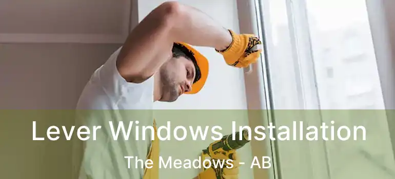  Lever Windows Installation The Meadows - AB