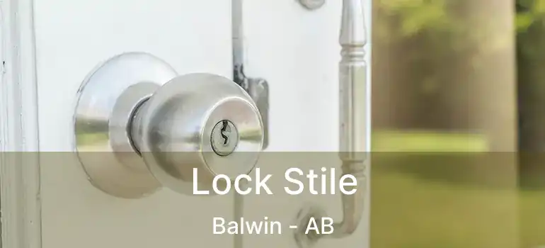  Lock Stile Balwin - AB