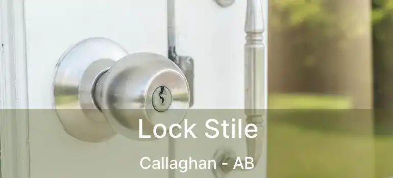  Lock Stile Callaghan - AB