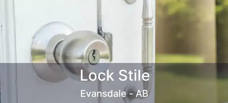  Lock Stile Evansdale - AB