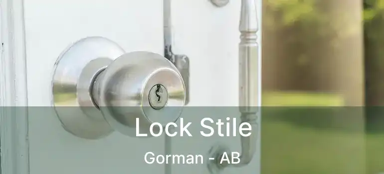  Lock Stile Gorman - AB