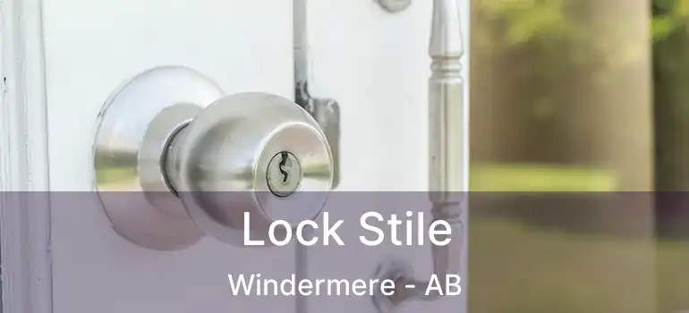  Lock Stile Windermere - AB