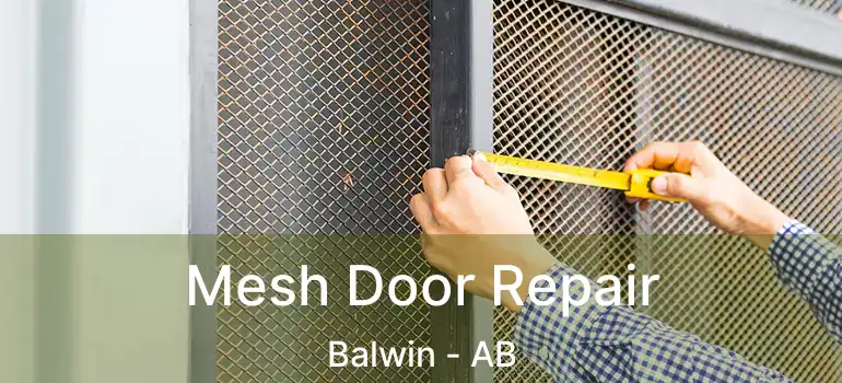  Mesh Door Repair Balwin - AB