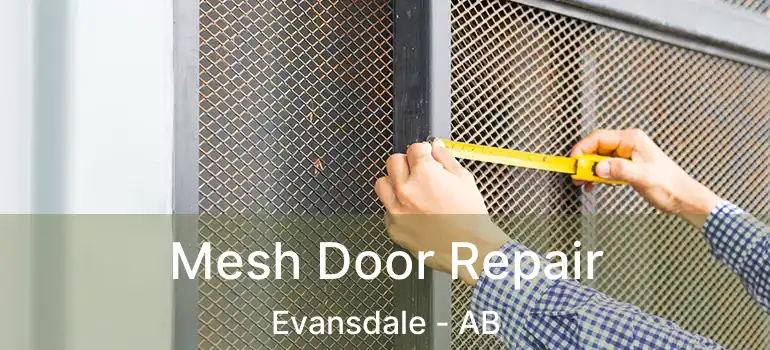  Mesh Door Repair Evansdale - AB