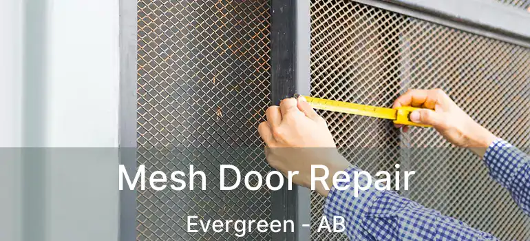  Mesh Door Repair Evergreen - AB