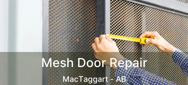  Mesh Door Repair MacTaggart - AB