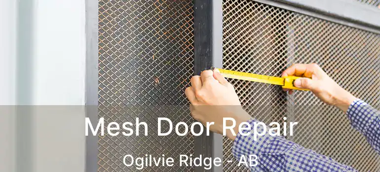  Mesh Door Repair Ogilvie Ridge - AB