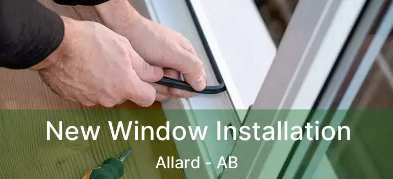  New Window Installation Allard - AB