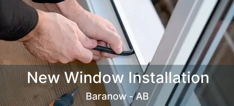  New Window Installation Baranow - AB