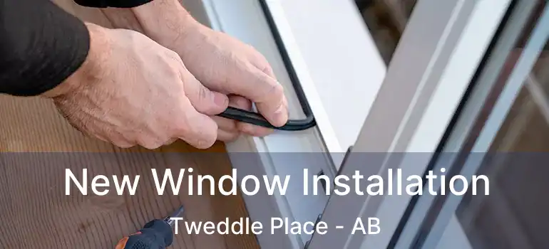  New Window Installation Tweddle Place - AB