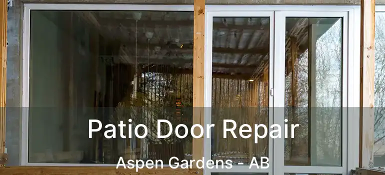  Patio Door Repair Aspen Gardens - AB