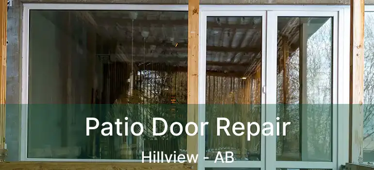  Patio Door Repair Hillview - AB