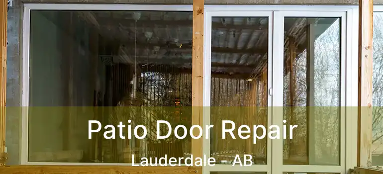  Patio Door Repair Lauderdale - AB