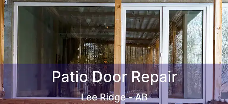  Patio Door Repair Lee Ridge - AB