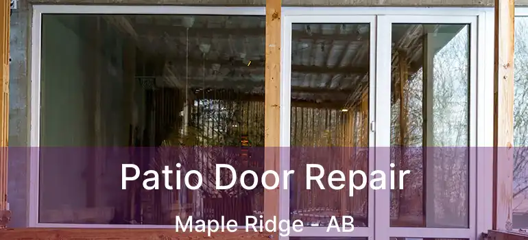  Patio Door Repair Maple Ridge - AB