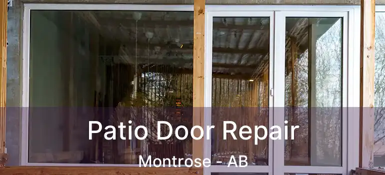  Patio Door Repair Montrose - AB