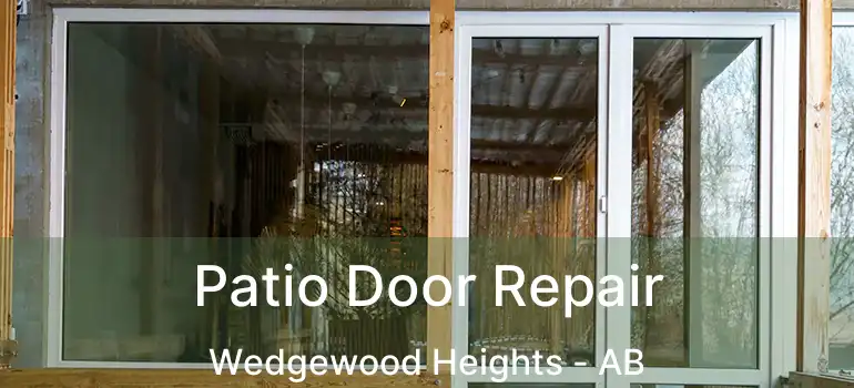  Patio Door Repair Wedgewood Heights - AB