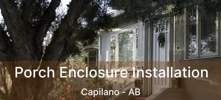  Porch Enclosure Installation Capilano - AB