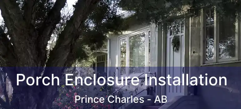  Porch Enclosure Installation Prince Charles - AB