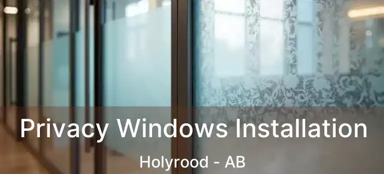  Privacy Windows Installation Holyrood - AB
