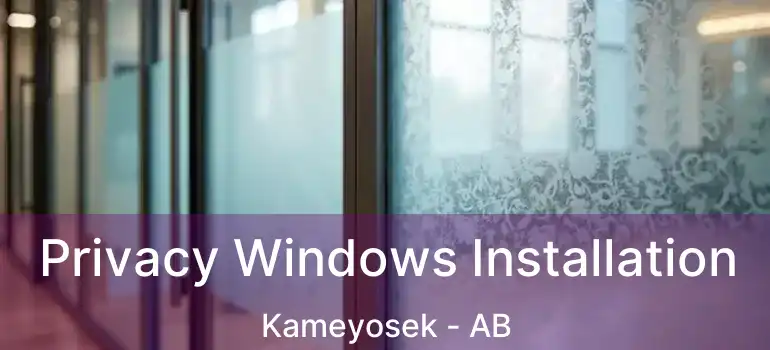  Privacy Windows Installation Kameyosek - AB