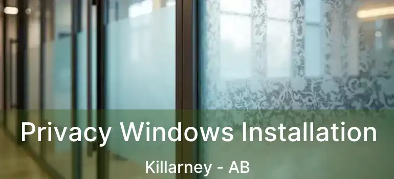  Privacy Windows Installation Killarney - AB
