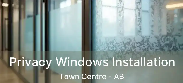  Privacy Windows Installation Town Centre - AB