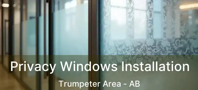  Privacy Windows Installation Trumpeter Area - AB