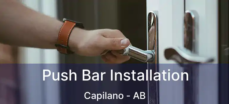  Push Bar Installation Capilano - AB