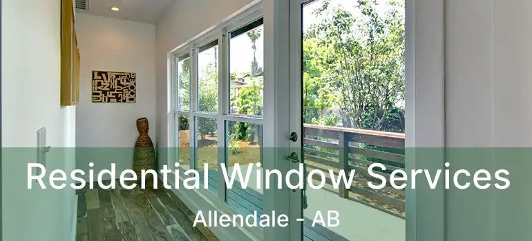  Residential Window Services Allendale - AB