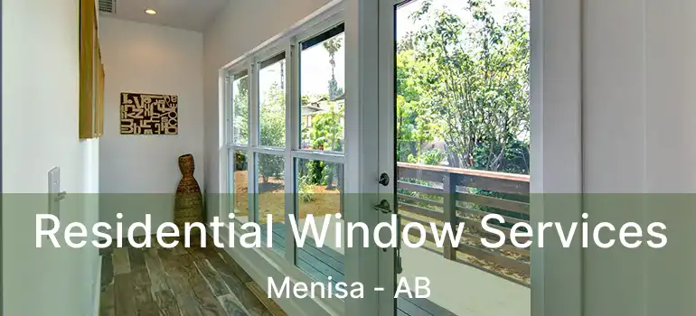  Residential Window Services Menisa - AB