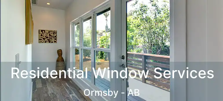 Residential Window Services Ormsby - AB