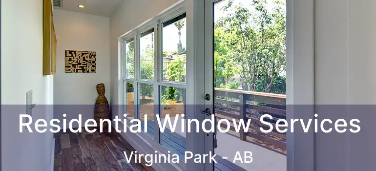  Residential Window Services Virginia Park - AB