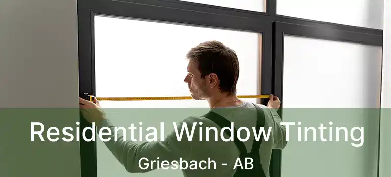  Residential Window Tinting Griesbach - AB