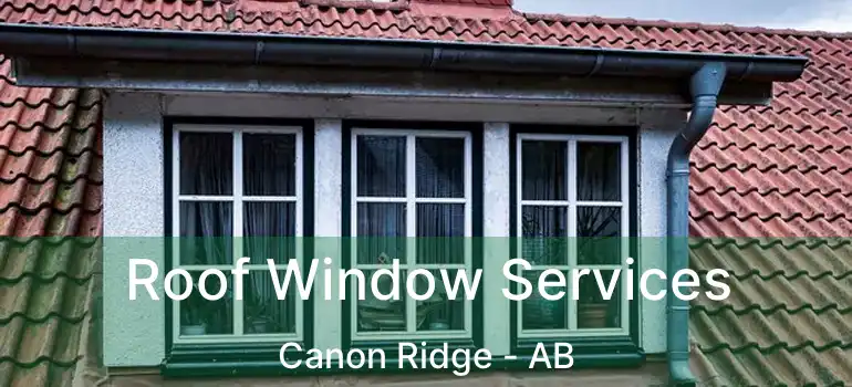  Roof Window Services Canon Ridge - AB