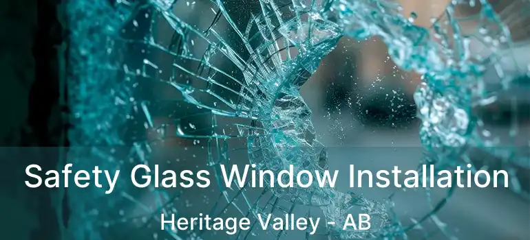  Safety Glass Window Installation Heritage Valley - AB