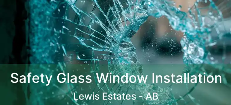  Safety Glass Window Installation Lewis Estates - AB