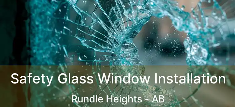  Safety Glass Window Installation Rundle Heights - AB