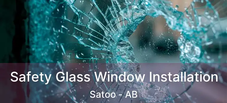  Safety Glass Window Installation Satoo - AB