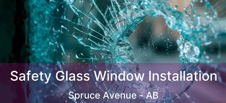  Safety Glass Window Installation Spruce Avenue - AB