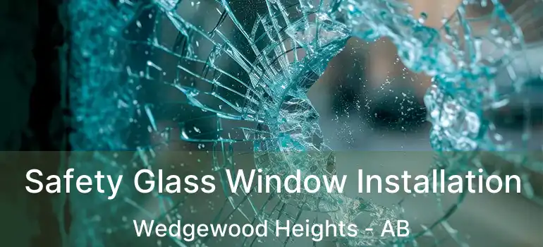  Safety Glass Window Installation Wedgewood Heights - AB