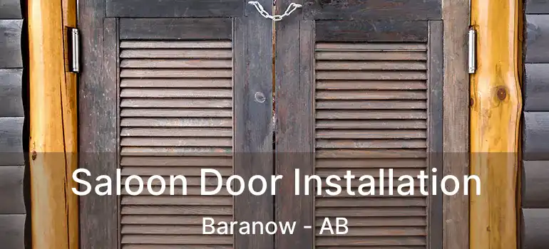  Saloon Door Installation Baranow - AB