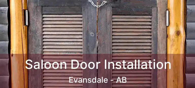  Saloon Door Installation Evansdale - AB