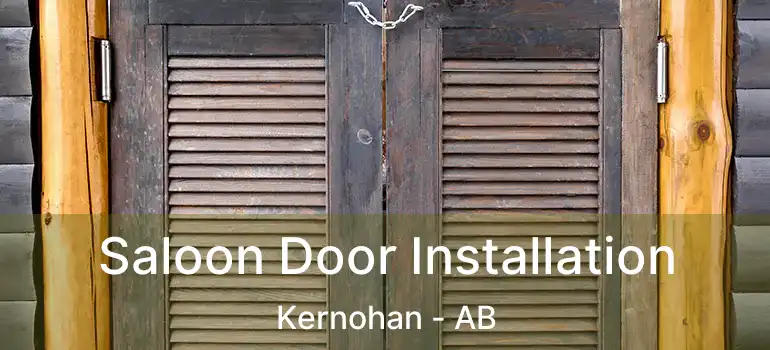  Saloon Door Installation Kernohan - AB