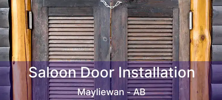  Saloon Door Installation Mayliewan - AB