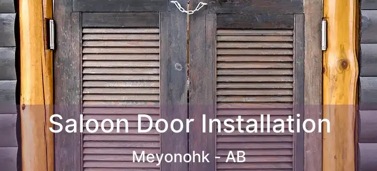  Saloon Door Installation Meyonohk - AB